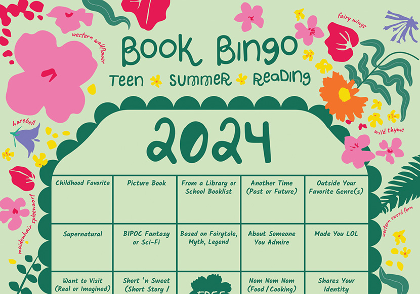 Teen Book Bingo