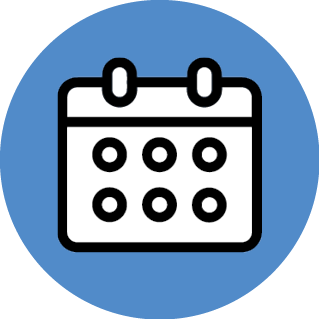 icon representing a calendar