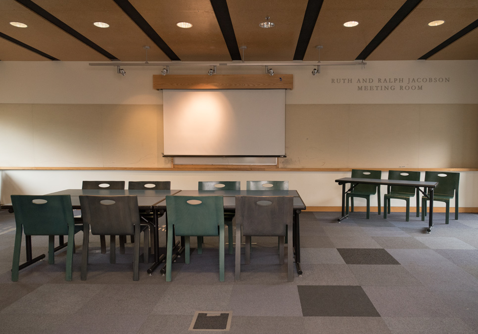 Meeting room area at the Broadview Branch