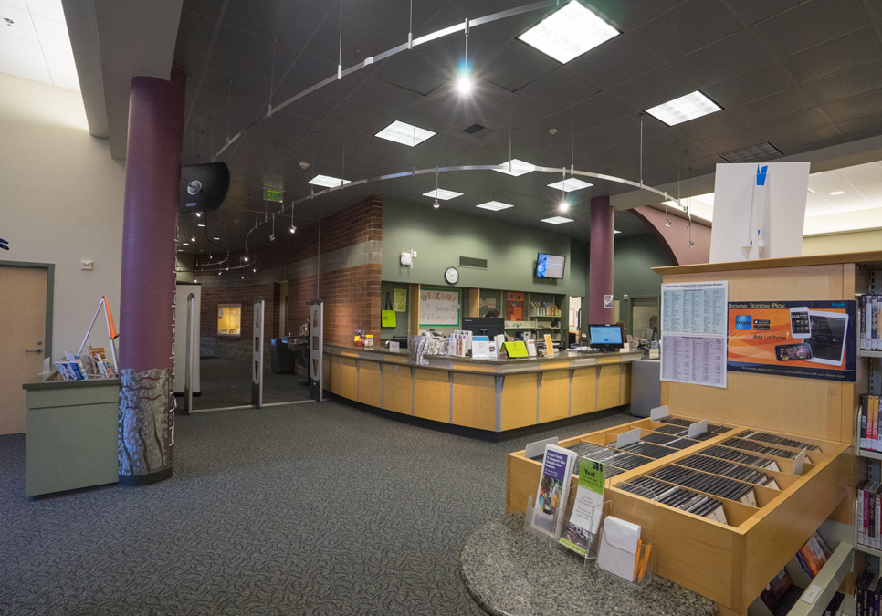 Service desk area at the Delridge Branch