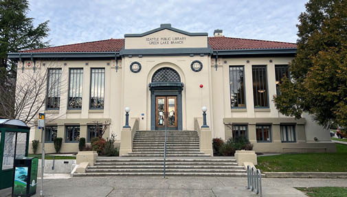  Exterior view of the Green Lake Branch