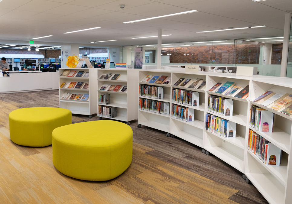 Reading area at the Lake City Branch