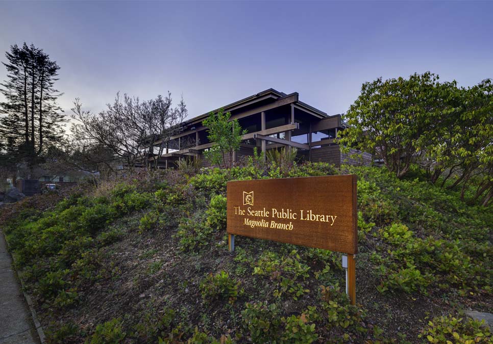 Exterior view of the Magnolia Branch