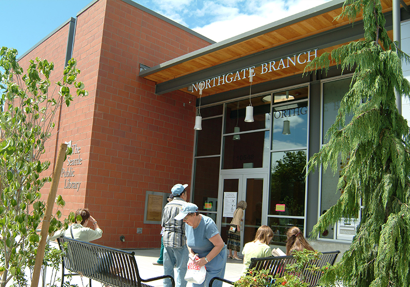 Exterior view of the Northgate Branch