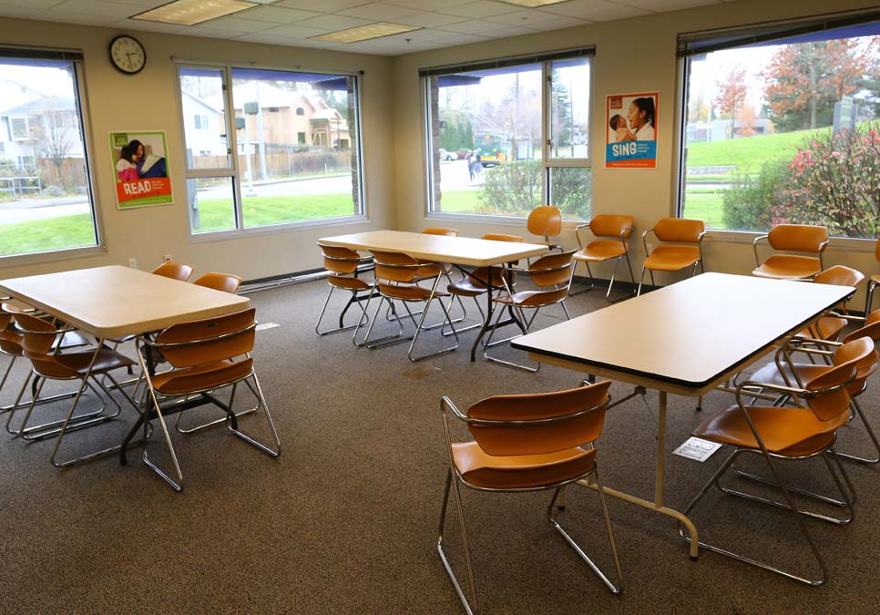 Meeting room area at the NewHolly Branch