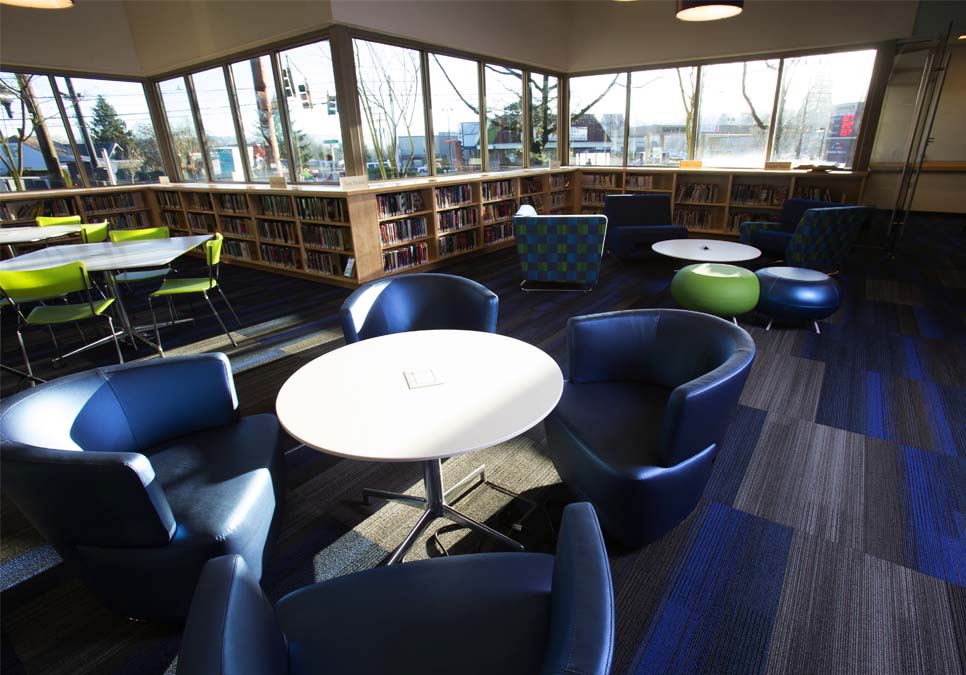 Teen area at the Rainier Beach Branch