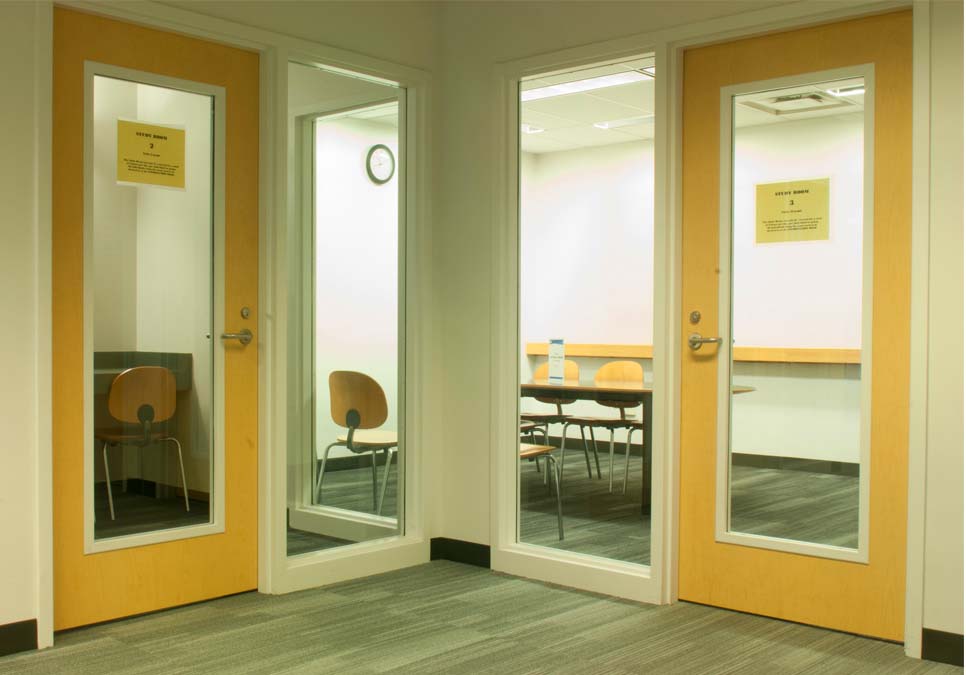 Study room area at the Rainier Beach Branch