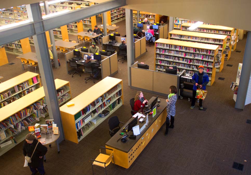 Interior view at the Southwest Branch