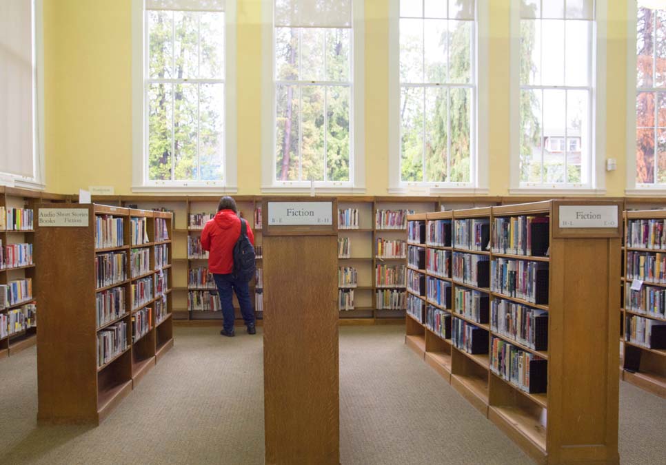 Interior view at the University Branch