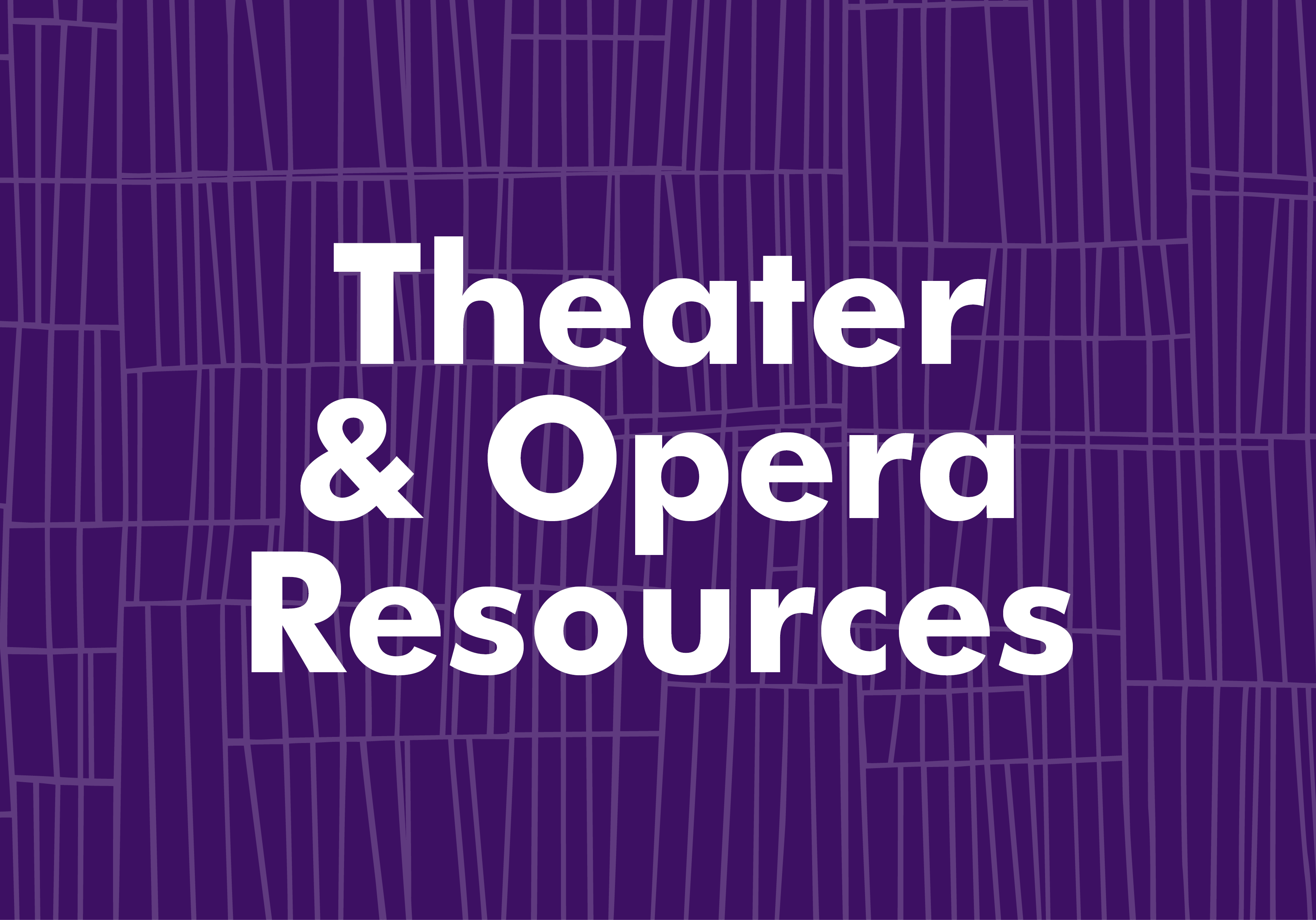 Theater Resources graphic