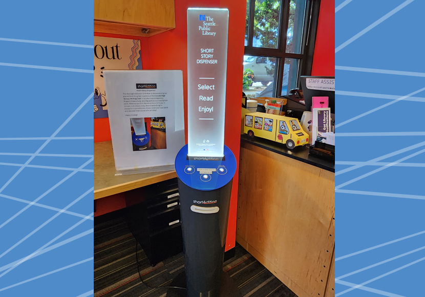 Short Story Dispenser at Wallingford Branch